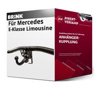 Brink Anhängerkupplung für Mercedes E-Klasse (W212, nicht für AMG Styling ,AMG Serie) ab BJ 01/09 und E-Klasse (S212, nicht für AMG Styling, AMG Serie) ab BJ 08/09, diagonal abnehmbar