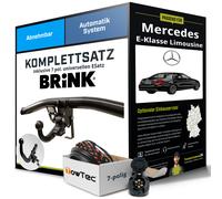Für MERCEDES E-Kl. Limo. W212 Anhängerkupplung abnehmbar +eSatz 7pol uni 09- Kit