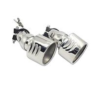 Für Mercedes Für Benz W211 E300 E280 E260 2002-2007 Endrohr 304 Edelstahl Auto Auspuff Single Out Schalldämpfer Tipps 1 Paar Auspuffblenden
