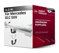 Für C-Klasse Limousine 2013-2018 G.D.W. Anhängerkupplung abnehmbar + 7polig NEU
