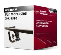 AUTO-HAK Anhängerkupplung abnehmbar Mercedes‑Benz S‑Klasse Kugelstange von unten gesteckt