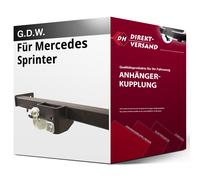 GDW Anhängebock mit 2-Loch-Flanschkugel - MERCEDES-BENZ SPRINTER 3-t Bus
