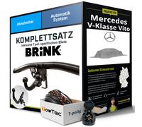 Für MERCEDES V-Klasse Vito Typ W639 Anhängerkupplung abnehmbar +eSatz 7pol 04-
