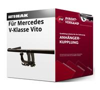 Anhängerkupplung AHK für Mercedes Vito Viano V-Kl W639 10.2010-05.2014 + 13p ES