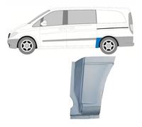 Für Mercedes Vito W639 2003-2014 Kürz Radlauf Reparaturblech Kotflügel / Rechts