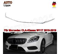 Für Mercedes W117 C117 2016-19 Chrom Frontlippe Spoilerlippe Spoiler Zierleiste