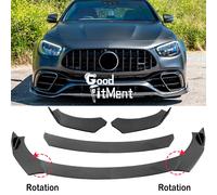 Für Mercedes W211 E-Klasse E63 AMG Frontlippe Spoilerschwert Kohlefasermuster