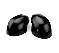 Für Mini Für Cooper F54 F55 F56 F57 F60 2020-2024 Auto Links Rechts Hinten Spiegel Abdeckung Shell Cap Gehäuse Tür Spiegelkappen(Black a pair)
