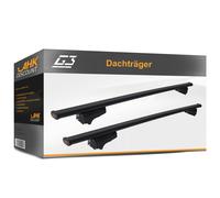 Für Skoda Fabia Fliessheck 04.2010 - 10.2014 G3 Dachträger Clop Stahl schwarz FP
