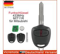 Für Mitsubishi ASX Lancer Outlander Space Star Grandis 2 Tasten Funk Schlüssel