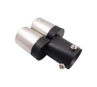 Für Mitsubishi Für Lancer Auto Hinten Schalldämpfer Twin Endrohre Doppel Auspuff Tipps Auto Zubehör(1)