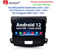 Für Mitsubishi Outlander Citroen Peugeot 4007 Autoradio GPS Navi Android 12 WIFI
