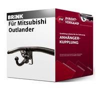 Brink Anhängerkupplung abnehmbar Kugelstange von hinten gesteckt - MITSUBISHI OUTLANDER II