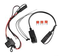 für Motorrad USB für ladegerät SAE Adapter Kabel 5V 3.1A Wasserdicht IP68 für Handy GPS Kamera 12V 24V Bordnetz