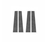 Für Nissan Latio Tiida Latio 5Door Hatchback 2006-2012 Auto Tür Fenster Säule Mitte Post Trim Aufkleber,B C säule Post Abdeckung Trim Aufkleber,Carbon Pattern Style-8pcs