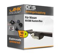 Für Nissan NV300 Kasten/Bus 21- ORIS Anhängekupplung starr + 13polig E-Satz NEU