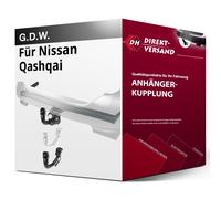 Für Nissan Qashqai 02.2014-10.2018 G.D.W. Anhängerkupplung abnehmbar neu