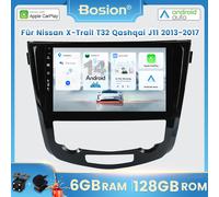 Für Nissan Qashqai II J11 X-Trail T32 13-17 Android14 DAB+ Autoradio Carplay GPS