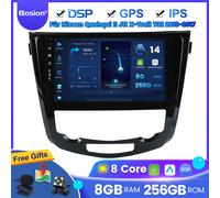 Für Nissan X-Trail T32 Qashqai J11 Android14 Car Autoradio GPS Navi Carplay DAB+