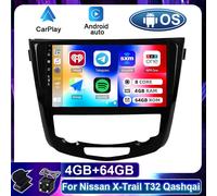 Für Nissan X-Trail T32 Qashqai J11 T31 J10 Autoradio Android 14 GPS CarPlay 64GB