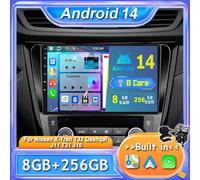 Für Nissan X-Trail T32 Qashqai J11 T31 J10 CarPlay Android 14 Autoradio GPS Navi
