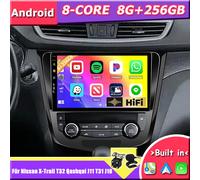 Für Nissan X-Trail T32 Qashqai J11 T31 J10 CarPlay Android 15 Autoradio GPS Navi