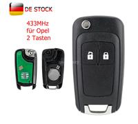 Für Opel Adam Astra J Insignia Mokka Zafira C 2 Tasten Funk Schlüssel ID46 Chip