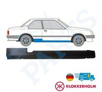 Für Opel Ascona C 1981-1988 2 Tür Voll Schweller Reparaturblech / Rechts