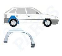 Für Opel Astra 1 1991-2002 Hatchback Radlauf Reparaturblech Kotflügel Rechts