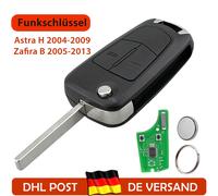 Für Opel Astra H Zafira B Fernbedienung Funk Klappschlüssel 433MHz PCF7941 Chip