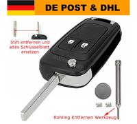 Für Opel Astra J Insignia Corsa E Meriva 2 Tasten Klappschlüssel Gehäuse Ersatz