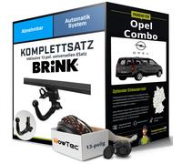 BRINK Anhängevorrichtung BMU Rückseite mit abnehmbarem Kugelkopf für PEUGEOT 673900