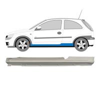 Für Opel Corsa C 2000-2010 3 Tür Voll Schweller Reparaturblech / Rechts