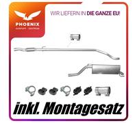 ✅für Opel Corsa D 1.3 CDTi (2006-2010) Auspuffanlage Mittelrohr+Endschalldämpfer
