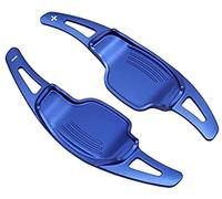 ,Für Opel Corsa F GS LINE Insignia B GSi Grandland X Hybrid4 Mokka Auto Lenkrad Paddle Shift Extension Shifters Aufkleber,Blau