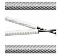 Für Opel Für Corsa D 2006-2014 Haube Streben Vorderen Motorhaube Ändern Lift Unterstützung Schock Dämpfer Absorber Gas Frühling Kolben Front Motorhaube Gasdruckfedern(Silver carbonfiber)