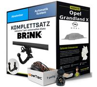 Für OPEL Grandland X Typ OV64 Anhängerkupplung abnehmbar +eSatz 7pol uni 24- NEU
