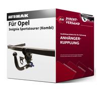 Auto Hak Anhängerkupplung abnehmbar - Kugelstange von unten - für Opel Insignia B Sports Tourer