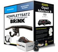 Für OPEL Meriva B Typ S10 Anhängerkupplung abnehmbar +eSatz 7pol uni 10- NEU