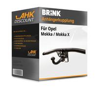 Brink Anhängerkupplung 566600 - Opel Mokka 2WD und 4WD ab 11/12 Mokka X ab 09/16 bis heute, Chevrolet Trax 2WD und 4WD ab 13, nicht für Fahrzeuge mit Flex-Fix Träger, diagonal abnehmbar
