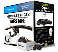 Für OPEL Mokka / Mokka X Anhängerkupplung abnehmbar +eSatz 13pol uni 06.20- NEU