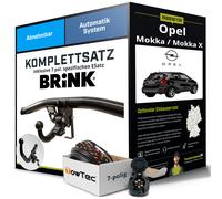 Für OPEL Mokka / Mokka X Typ J13 Anhängerkupplung abnehmbar +eSatz 7pol 12- kpl.