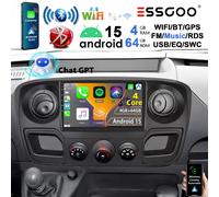 Für Opel Movano B Renault Master 3 4G+64G Autoradio Android 15 Chat GPT GPS Navi