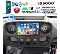 Für Opel Movano B Renault Master 3 4G+64G Autoradio Android 15 GPS Navi Chat GPT