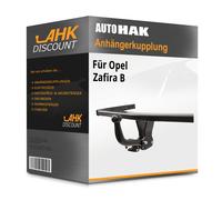 AUTO-HAK Anhängerkupplung starr mit angeschraubtem Kugelkopf - OPEL ZAFIRA / ZAFIRA FAMILY B