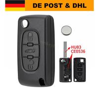 Für Peugeot 207 307 308 407 3008 5008 Klapp Schlüssel Gehäuse Schlüssel CE0536