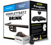 Abnehmbare Anhängerkupplung für PEUGEOT 308 Break SW 14- II LC / LJ / LR Brink