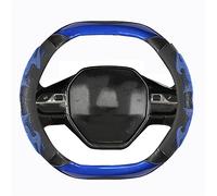 Für Peugeot 508 3008 Für GT 4008 5008 2017 2018 2019 Für E 2008 2020 2021 Auto Lenkrad Abdeckung Lenkradabdeckung(Blau)