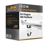 G.D.W. Anhängekupplung abnehmbar passend für Peugeot 508 Fließheck 09.2018-jetzt