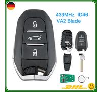 Für Peugeot Citroen 434MHz ID46 J572 Fernbedienung Schlüssel Funkschlüssel